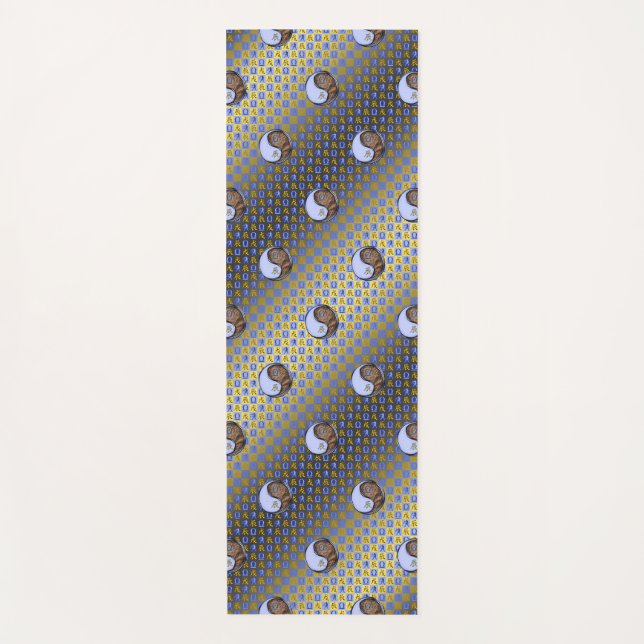 Tapete De Yoga Libra e Dragão da Terra (Frente)