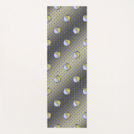 Tapete De Yoga Libra e Dragão Metálico