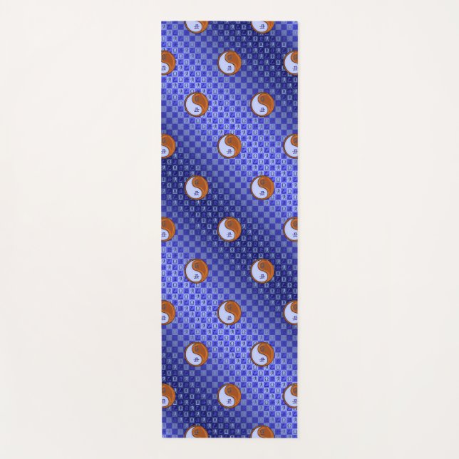 Tapete De Yoga Libra e Madeira Ox (Frente)