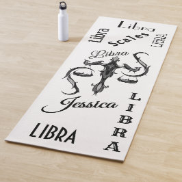 Tapete De Yoga Libra Personalizada Zodiac Yoga Mat
