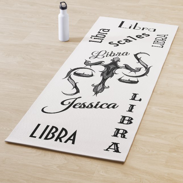Tapete De Yoga Libra Personalizada Zodiac Yoga Mat