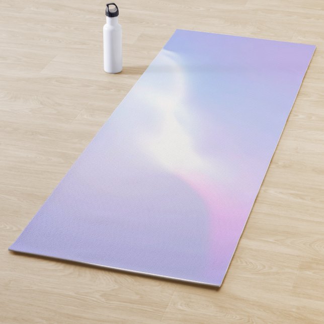 Tapete De Yoga Light Streak em um céu roxo (In Situ)
