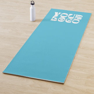 Tapete De Yoga Light Teal Custom Logo Promotional Business