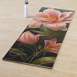 Tapete De Yoga Lily Floral Yoga Mat