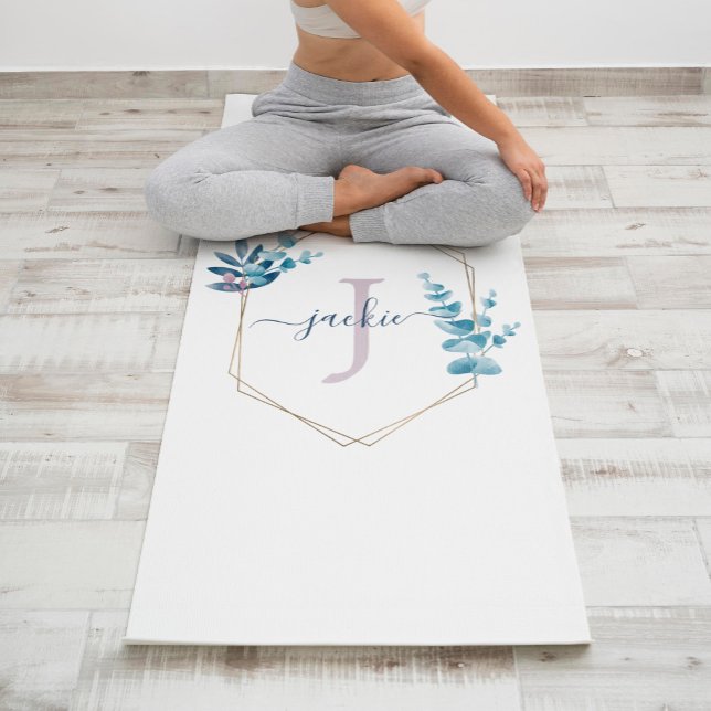Tapete De Yoga Lilyptus Frame Monogramo (Criador carregado)