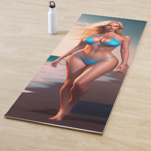 Tapete De Yoga Linda moção para a biquíni Yoga Mat