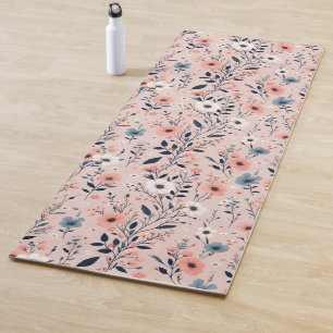 Tapete De Yoga Linda Psttern Floral