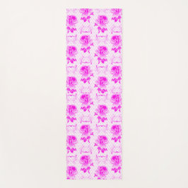 Tapete De Yoga Linda Vintage Purple Floral