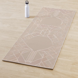 Tapete de Yoga Linhas Fragmentadas Abstratas - Ta