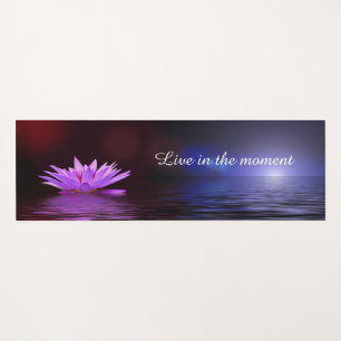 Tapete De Yoga Live in the Moment Inspirational Cote