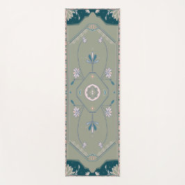 Tapete De Yoga Lixo de Área de Sage Ilustrado