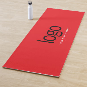 Tapete De Yoga Logotipo e Texto Promocional Empresarial