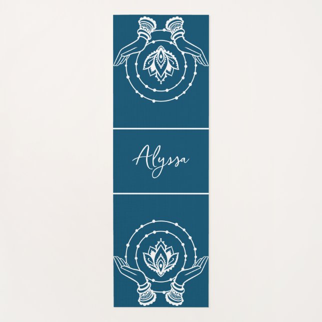 Tapete De Yoga Lotus Flower Yoga Mat (Frente)