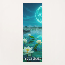 Tapete De Yoga Lótus Flutuante, Lua