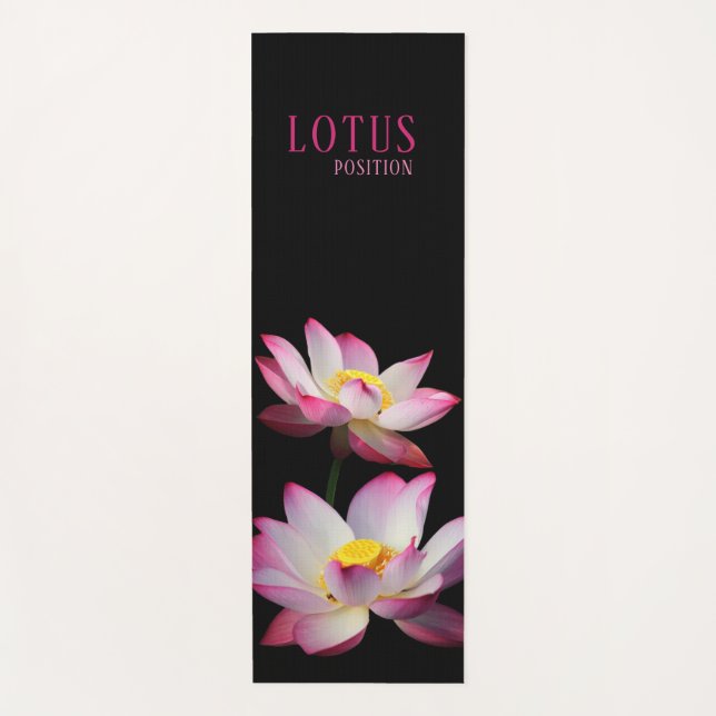 Tapete De Yoga Lotus Position - Yoga Mat (Frente)