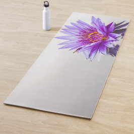 Tapete De Yoga Lótus Roxo Elegante