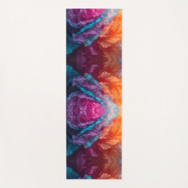 Tapete De Yoga Luminous Abstract Tissue Paper Layers