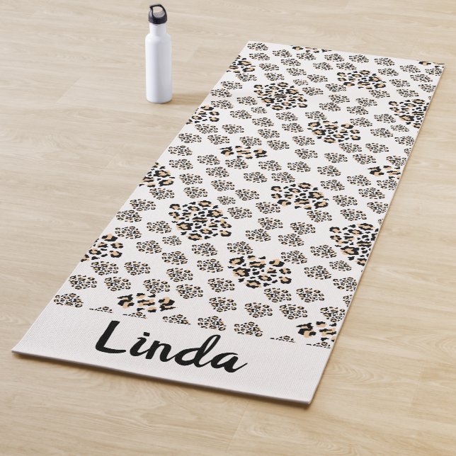 Tapete De Yoga Luxe modern animalprint be brave girl (In Situ)