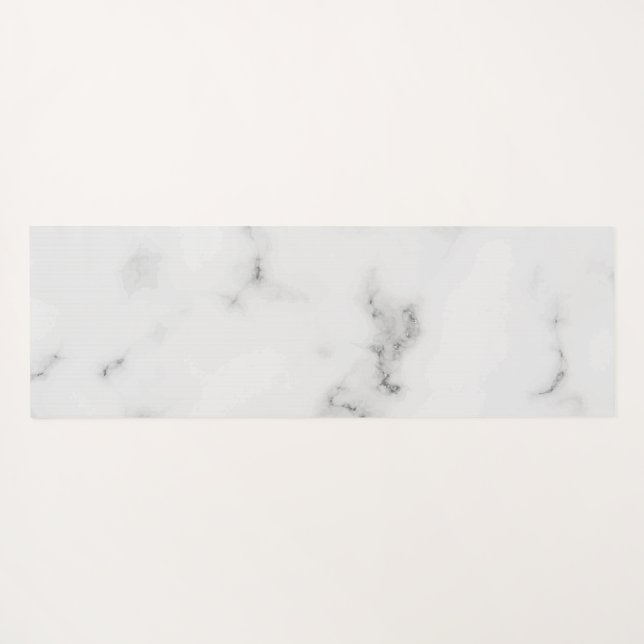 Tapete De Yoga Luxury white marble texture