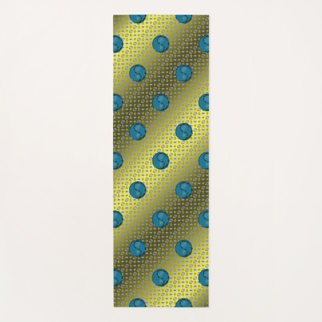 Tapete De Yoga Macaco cancer e Água (Frente)