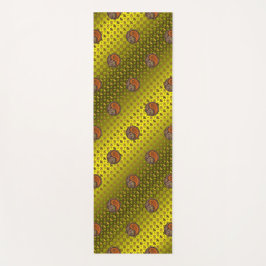 Tapete De Yoga Macaco Capricórnio e Madeira