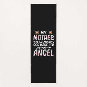 Tapete De Yoga Mãe Arte Minha Mãe Um Anjo