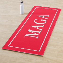 Tapete De Yoga MAGA Yoga Mat Patriótico Vermelho