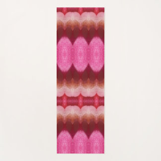 Tapete De Yoga Magenta Flower Ikat 3