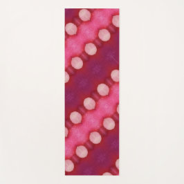 Tapete De Yoga Magenta Flower Ikat 5