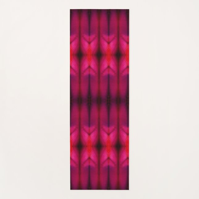 Tapete De Yoga Magenta Flower Ikat Recoleta (Frente)