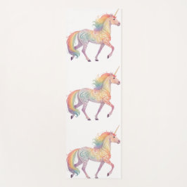Tapete De Yoga Magical Rainbow Unicorn Personalized