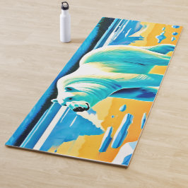 Tapete De Yoga Majestade Polar: Paisagem Ártica