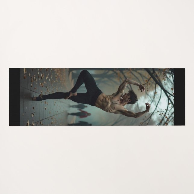 Tapete De Yoga Male Dancer (Vibrant full color print designed to last
Wipe clean with a damp cloth after every use!)