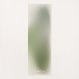 Tapete De Yoga Malhação de Gradiente Verde de Espartilho Clássico