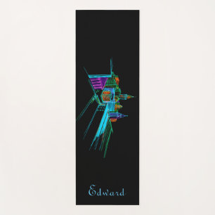 Tapete De Yoga Malhação de saúde pessoal preto para ele