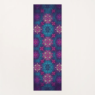 Tapete de Yoga Mandala Bloom – Padrão Floral Vibra