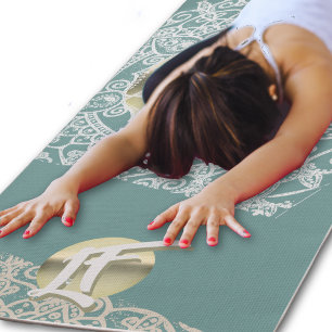 Tapete De Yoga Mandala de renda