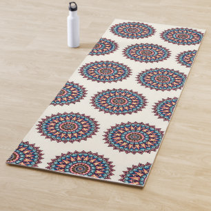 Tapete De Yoga Mandala em branco