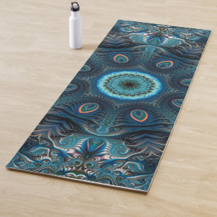 Tapete De Yoga Mandala espacial misteriosa