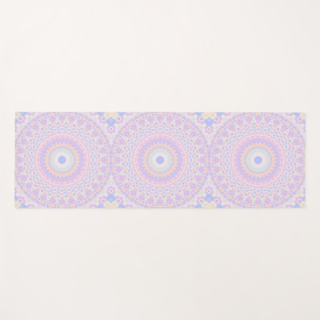 Tapete De Yoga Mandala Funky Hippie  (Frente (Horizontal))