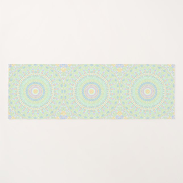 Tapete De Yoga Mandala Funky Hippie  (Frente (Horizontal))