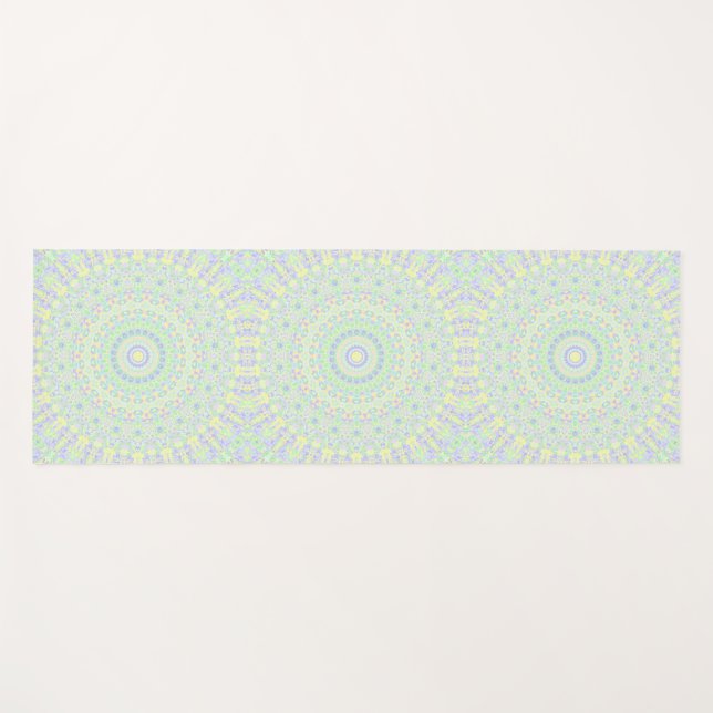 Tapete De Yoga Mandala Hippie   (Frente (Horizontal))