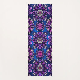 Tapete de Yoga Mandala Magic – Roxo e Rosa Vibrant