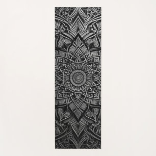 Tapete de Yoga Mandala Prata