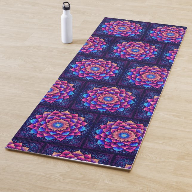 Tapete De Yoga Mandala Roxo (In Situ)