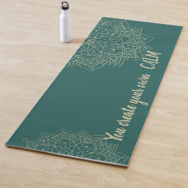 Tapete De Yoga Mandala - Você Cria Seu Próprio Yoga Calmo