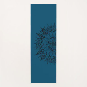 Tapete De Yoga Mandala Yoga Mat, Matrizes De Exercício De Girasso