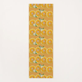 Tapete De Yoga Mandarinas Citrus Fruta Laranja