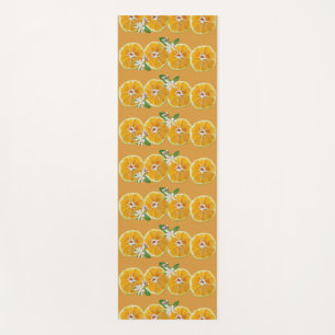 Tapete De Yoga Mandarinas Citrus Fruta Laranja