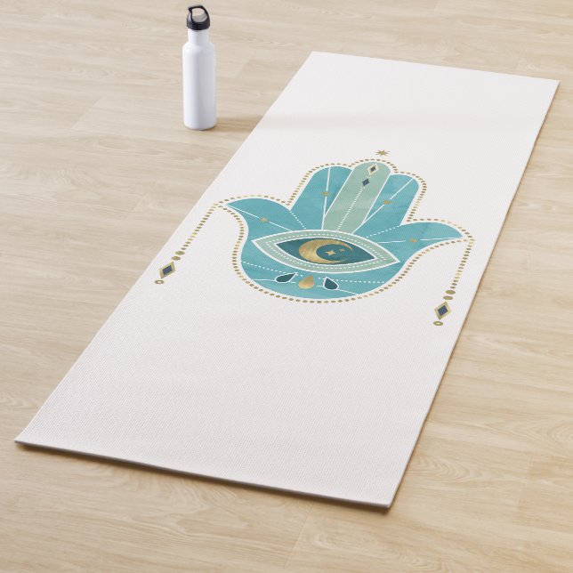 Tapete De Yoga Mão de Hamsa (In Situ)